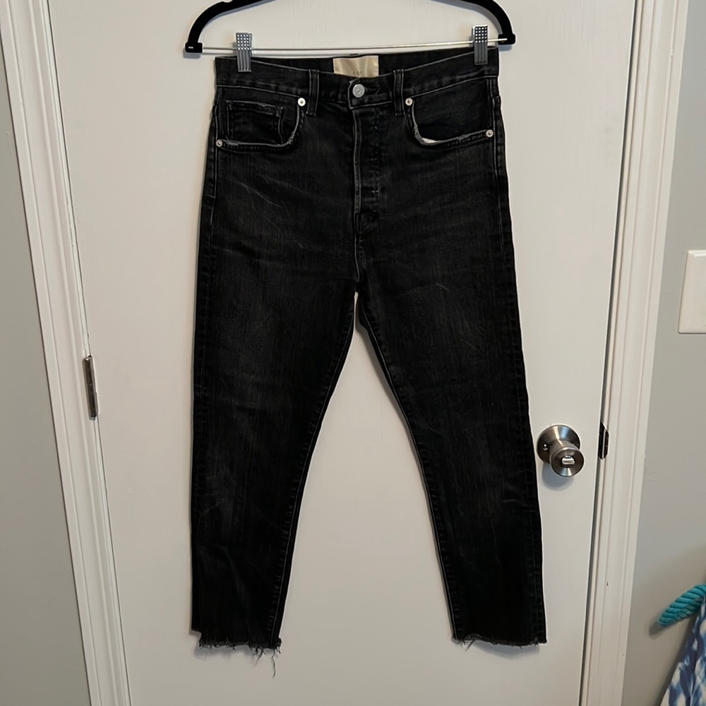 NWOT CQY straight leg button fly denim